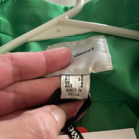 NWT Extro & Vert green boyfriend button preppy office blazer large/XL - Picture 9 of 9